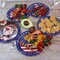 50PCS American Flag Patriotic Party Supplies, 7inch Independence Day Paper Plates Napkins Memorial Day Dinner Dessert Disposable Plates for 4th of July Independence Day Decorations, Serve 25
